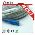 Cable de la alta calidad FTTH de la longitud de la fibra de la chaqueta g657a de la chaqueta del lszh de 3.0mm